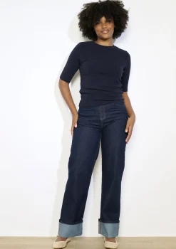 LolaLiza Aansluitend geribbeld t-shirt- Tops En T-Shirts