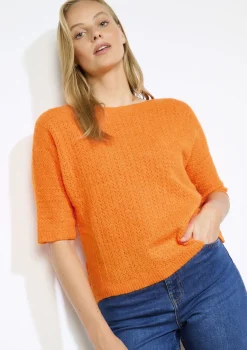 LolaLiza Ajourtrui met korte mouwen- Truien En Cardigans