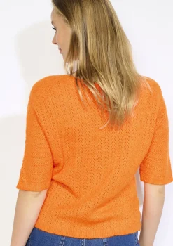 LolaLiza Ajourtrui met korte mouwen- Truien En Cardigans