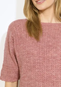 LolaLiza Ajourtrui met korte mouwen- Truien En Cardigans