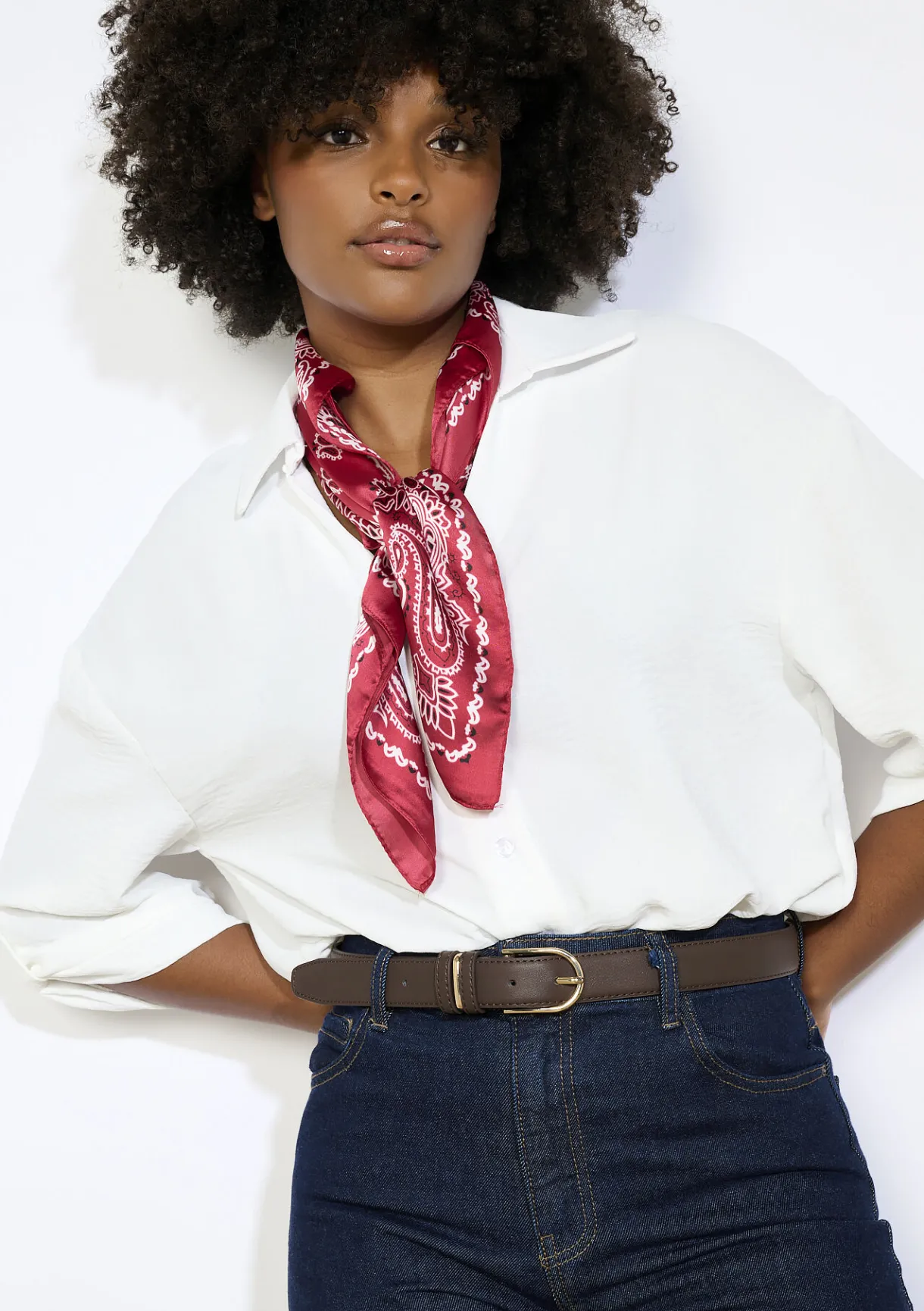 LolaLiza Bandana sjaaltje met print- Accessoires