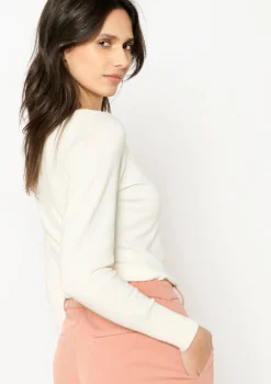 LolaLiza Basic trui met boothals- Truien En Cardigans