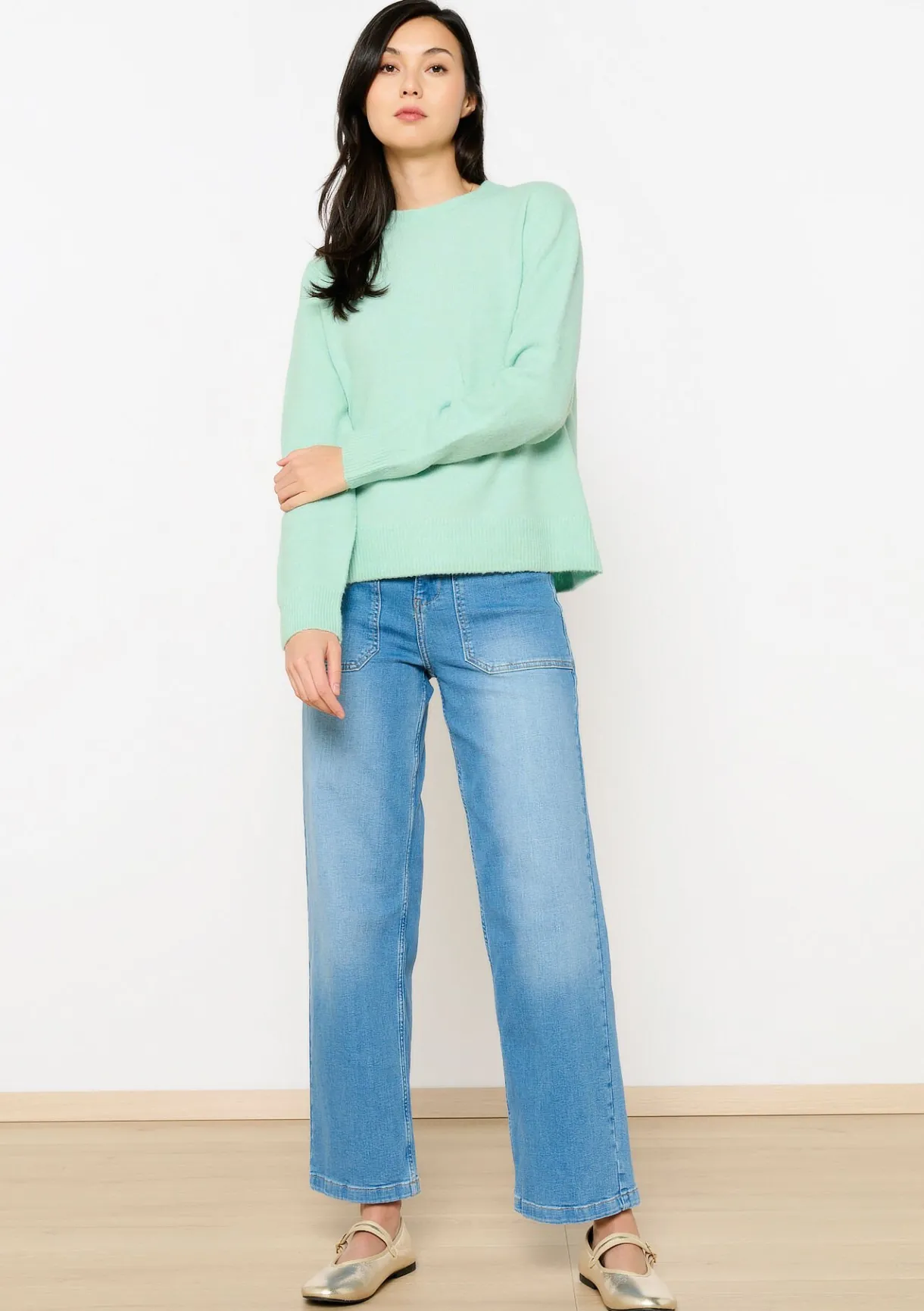 LolaLiza Basic trui met korte hals- Truien En Cardigans