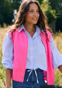 LolaLiza Blouse met kantaccenten- Blouses En Hemden