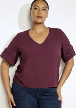 LolaLiza Blouse met opengewerkte mouwen- Blouses En Hemden