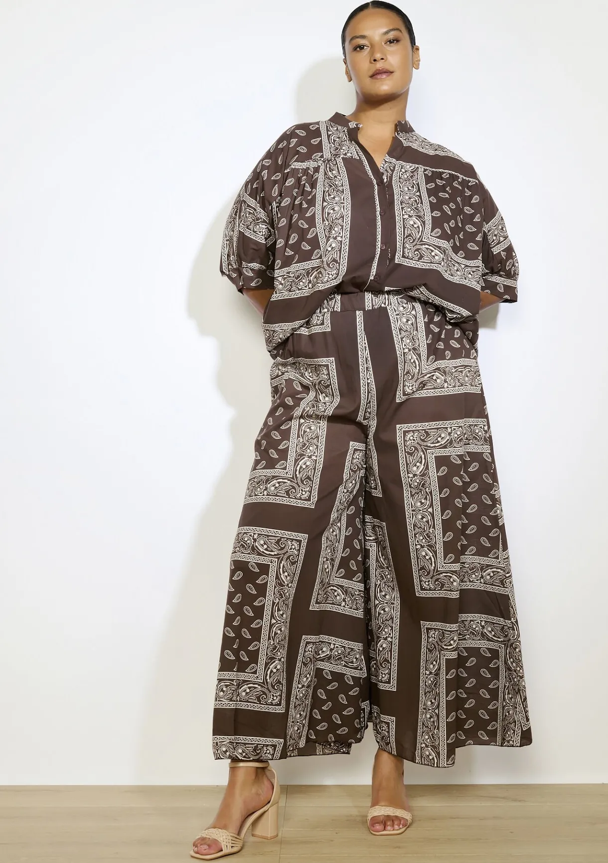 LolaLiza Bohemian broek met print- Co-Ord Sets|Broeken