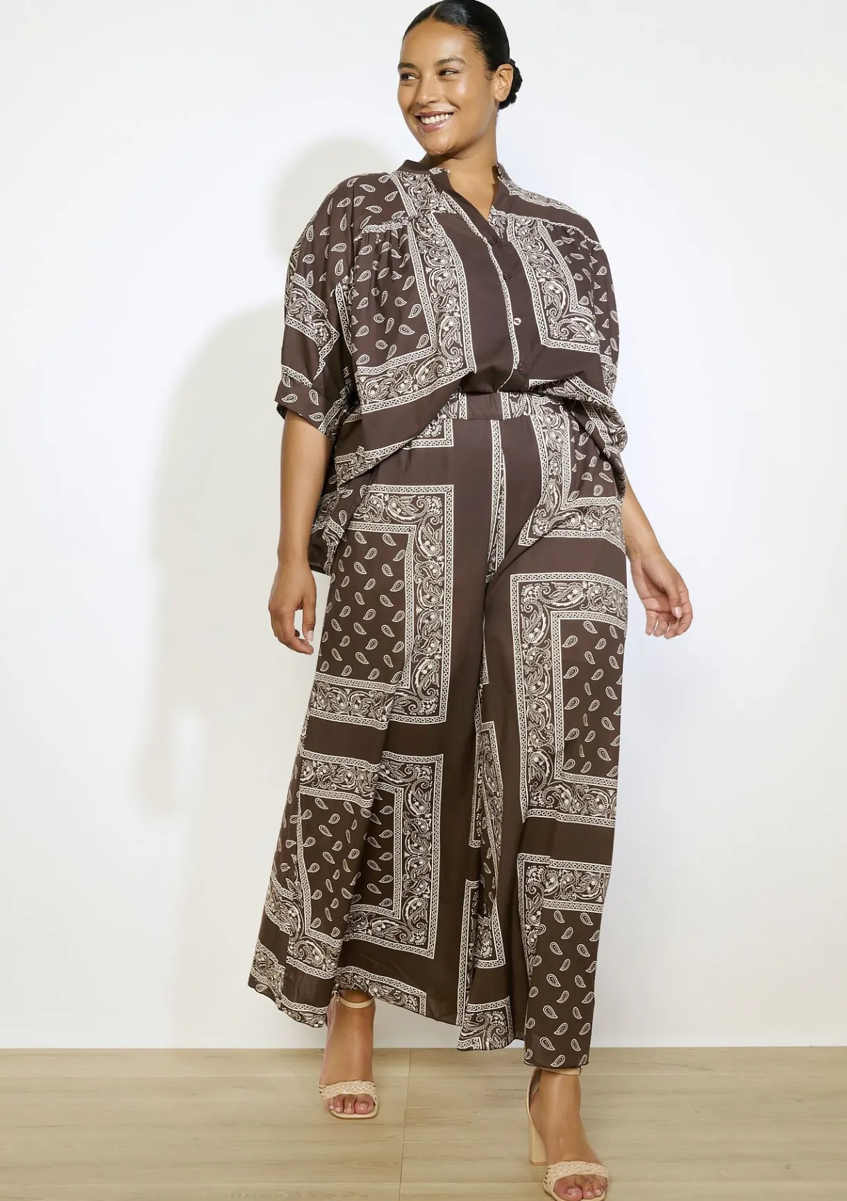 LolaLiza Bohemian broek met print- Co-Ord Sets|Broeken