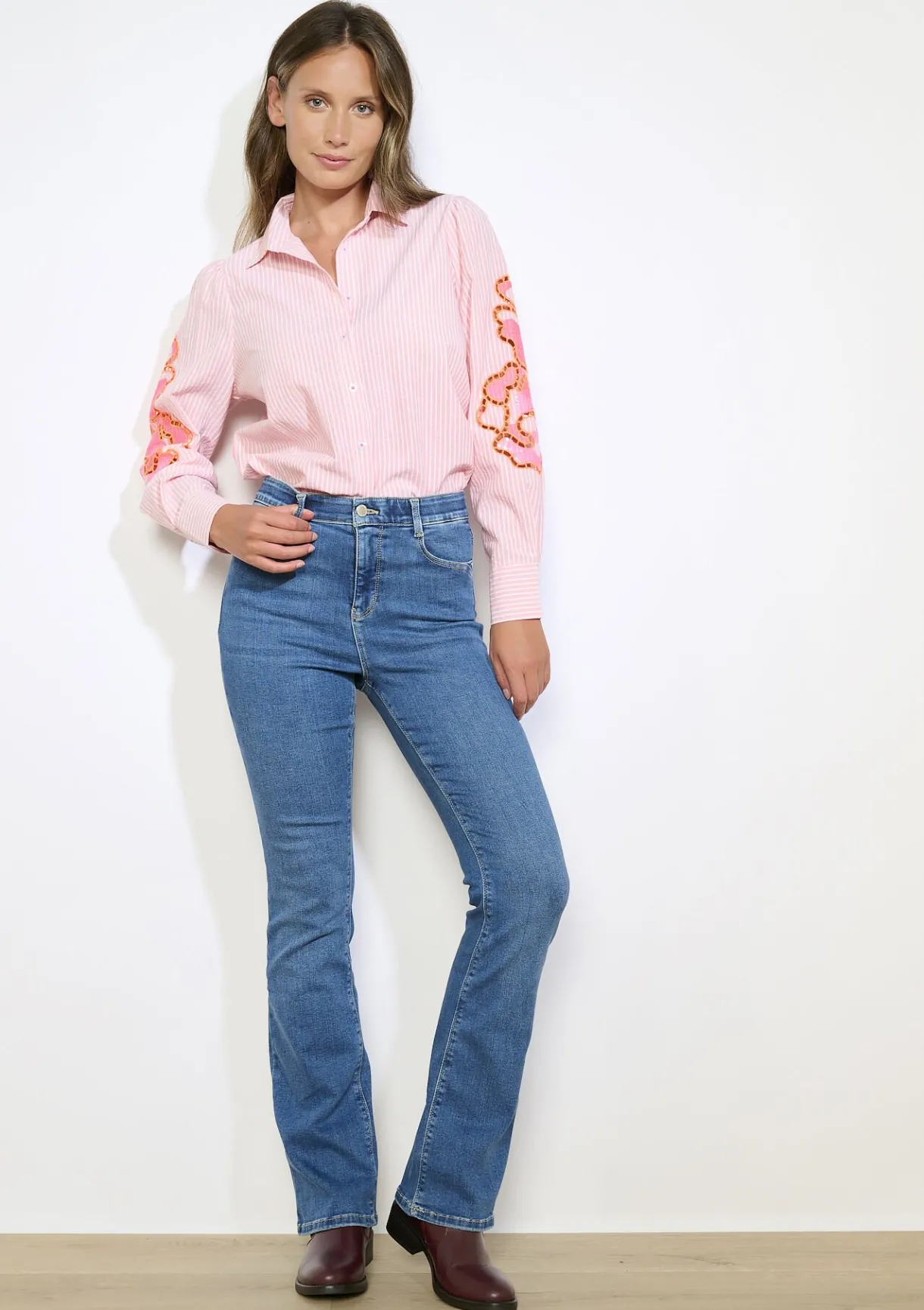 LolaLiza Bootcut jeans hoge taille- Jeans