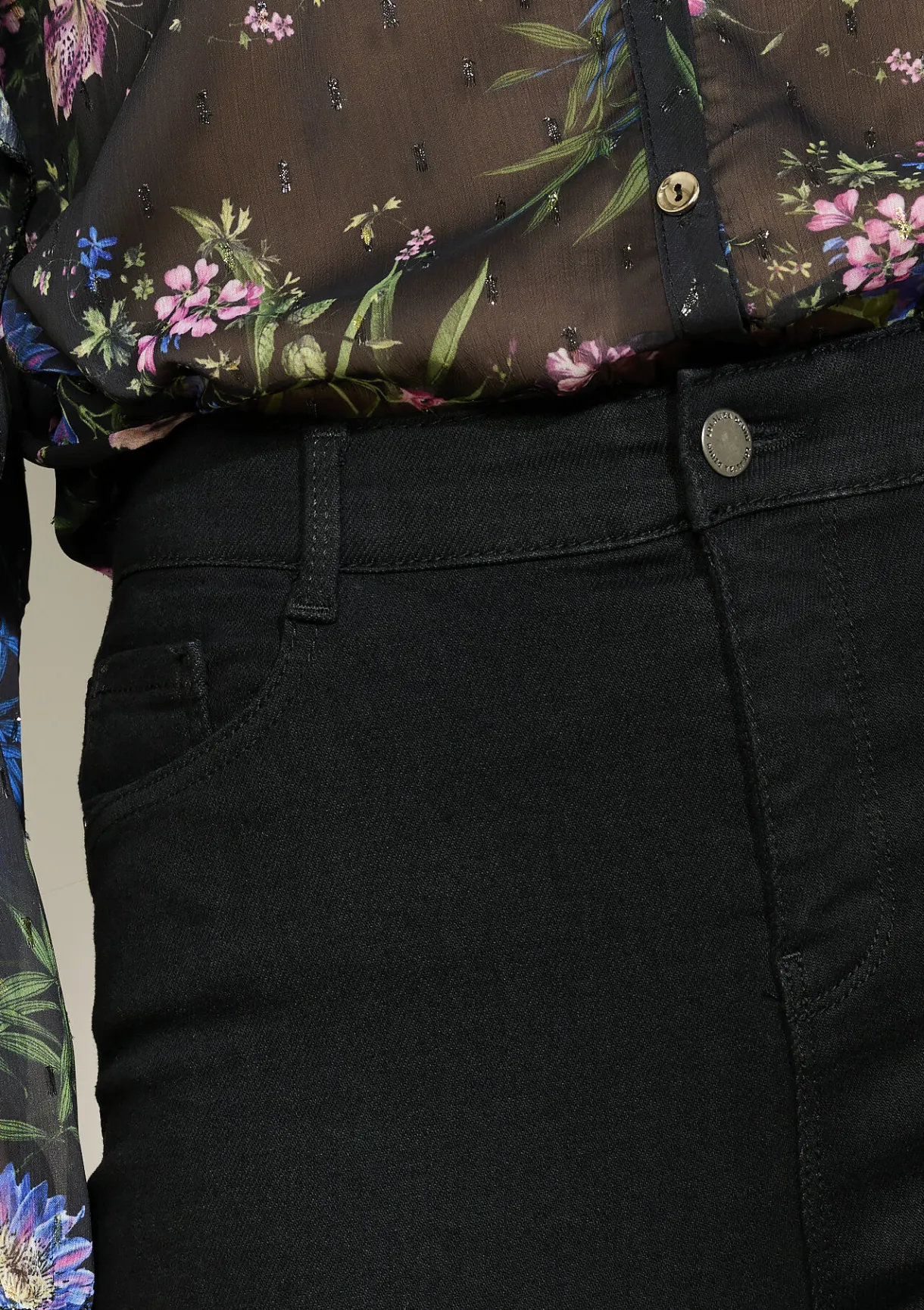 LolaLiza Bootcut jeans hoge taille- Jeans