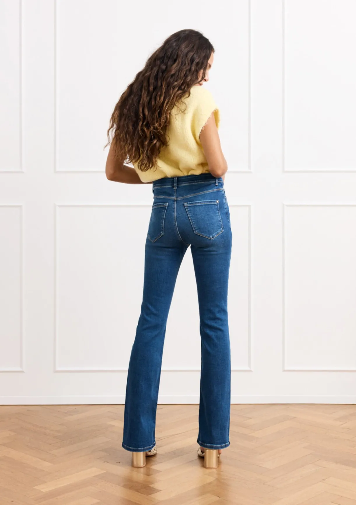 LolaLiza Bootcut jeans hoge taille- Jeans