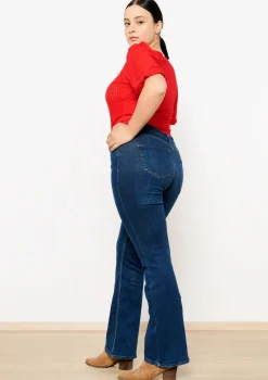 LolaLiza Bootcut jeans met hoge taille- Jeans
