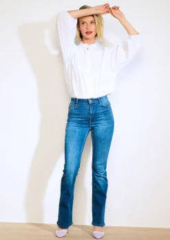 LolaLiza Bootcut jeans met hoge taille- Jeans