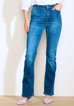 LolaLiza Bootcut jeans met hoge taille- Jeans