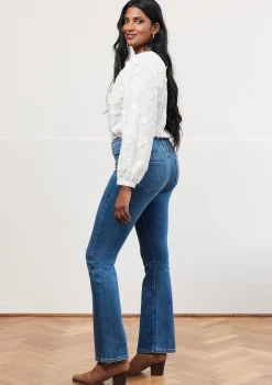 LolaLiza Bootcut jeans met hoge taille- Jeans