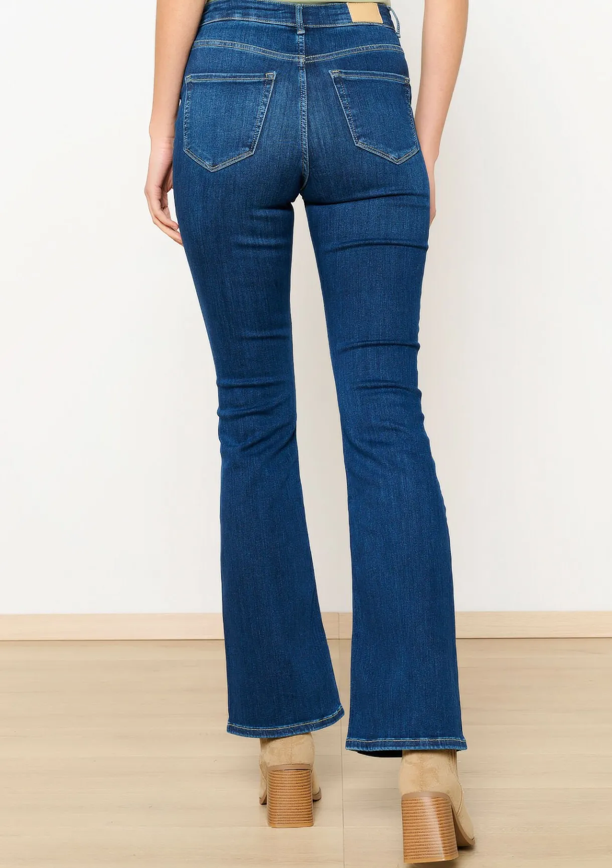 LolaLiza Bootcut jeans met hoge taille- Jeans