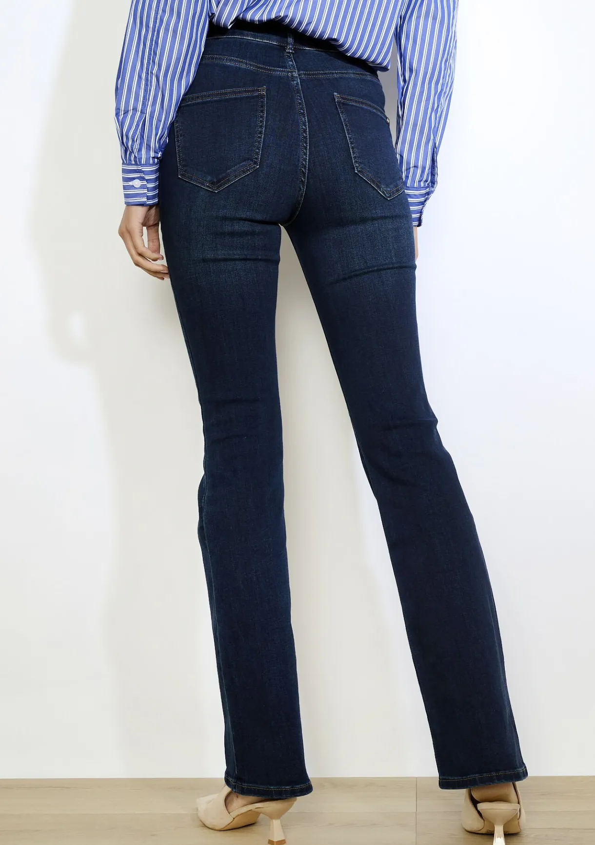 LolaLiza Bootcut jeans met hoge taille- Jeans