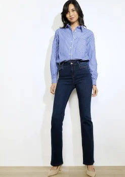 LolaLiza Bootcut jeans met hoge taille- Jeans