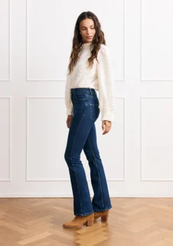 LolaLiza Bootcut jeans met hoge taille- Jeans