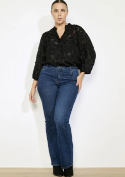 LolaLiza Bootcut jeans met hoge taille- Jeans