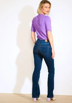 LolaLiza Bootcut jeans met hoge taille- Jeans