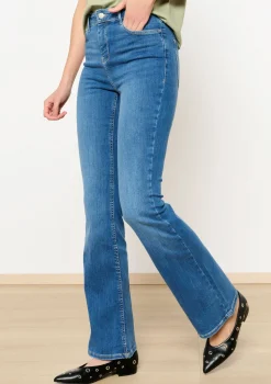 LolaLiza Bootcut jeans met hoge taille- Jeans