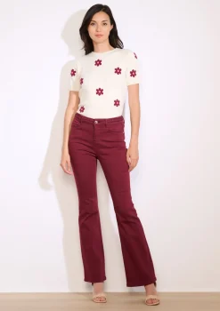 LolaLiza Bootcut jeans met hoge taille- Jeans