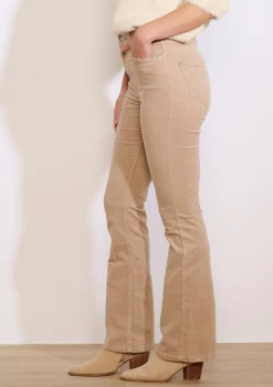 LolaLiza Bootcut ribfluwelen broek- Broeken