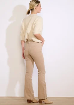 LolaLiza Bootcut ribfluwelen broek- Broeken