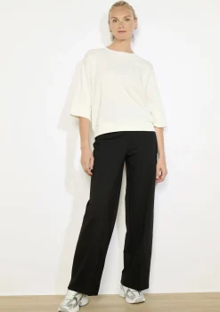 LolaLiza Boxy sweatshirt met korte mouwen- Sweats