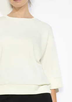 LolaLiza Boxy sweatshirt met korte mouwen- Sweats