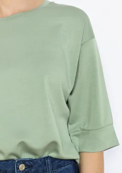 LolaLiza Boxy sweatshirt met korte mouwen- Sweats