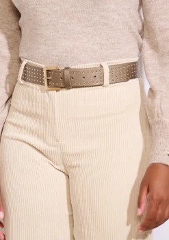 LolaLiza Brede riem met studs- Accessoires