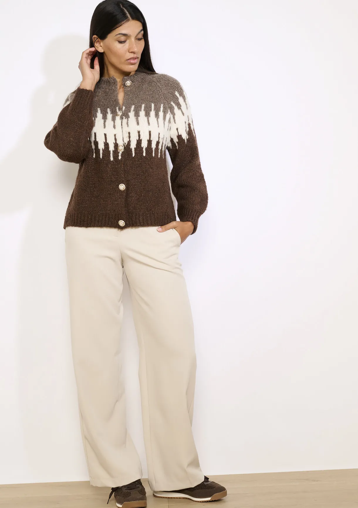 LolaLiza Cardigan met grafisch patroon- Truien En Cardigans