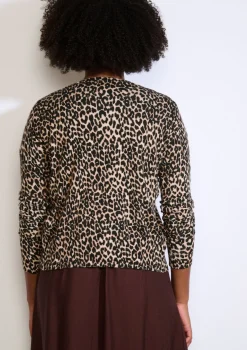 LolaLiza Cardigan met luipaardmotief- Truien En Cardigans