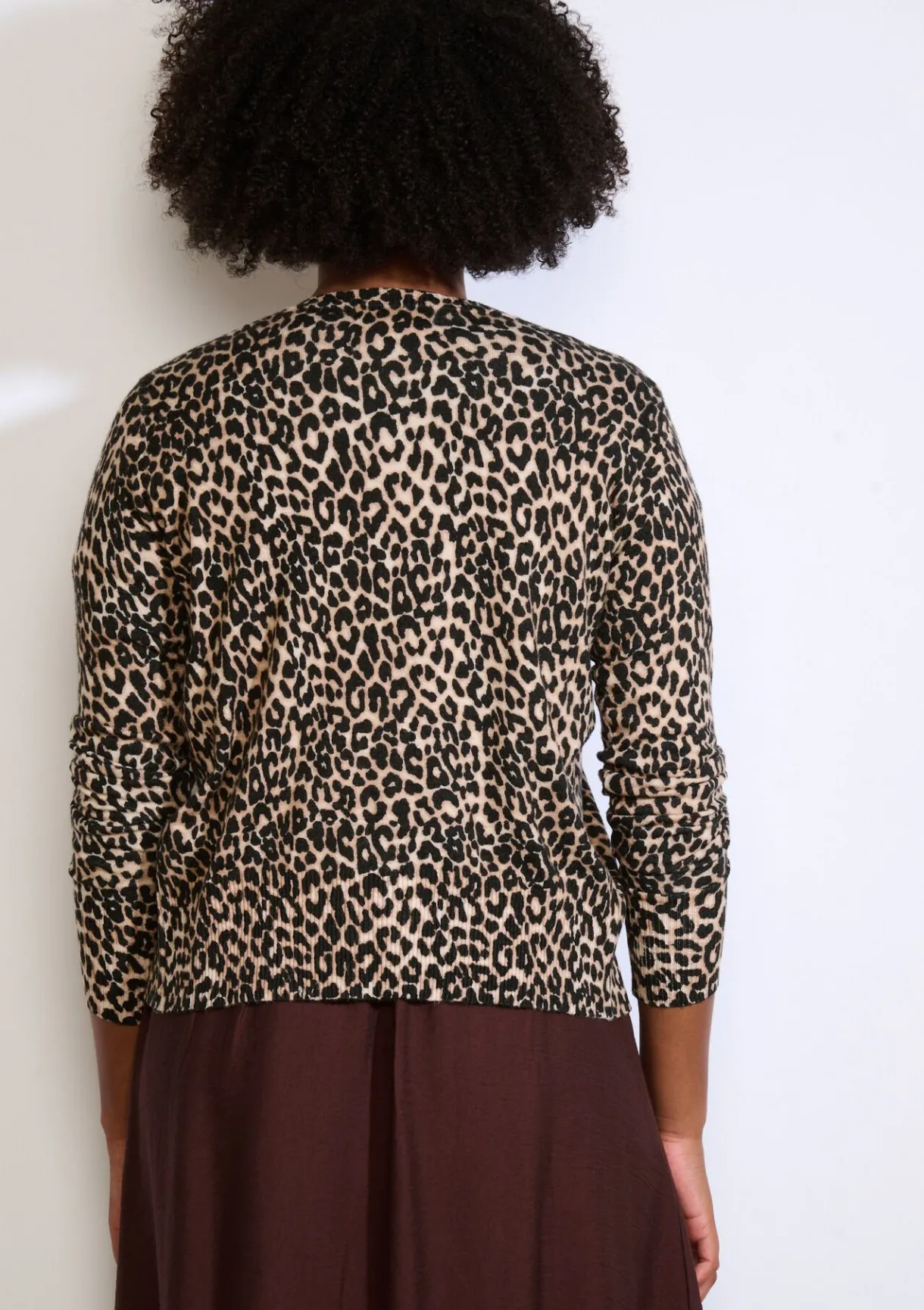 LolaLiza Cardigan met luipaardmotief- Truien En Cardigans