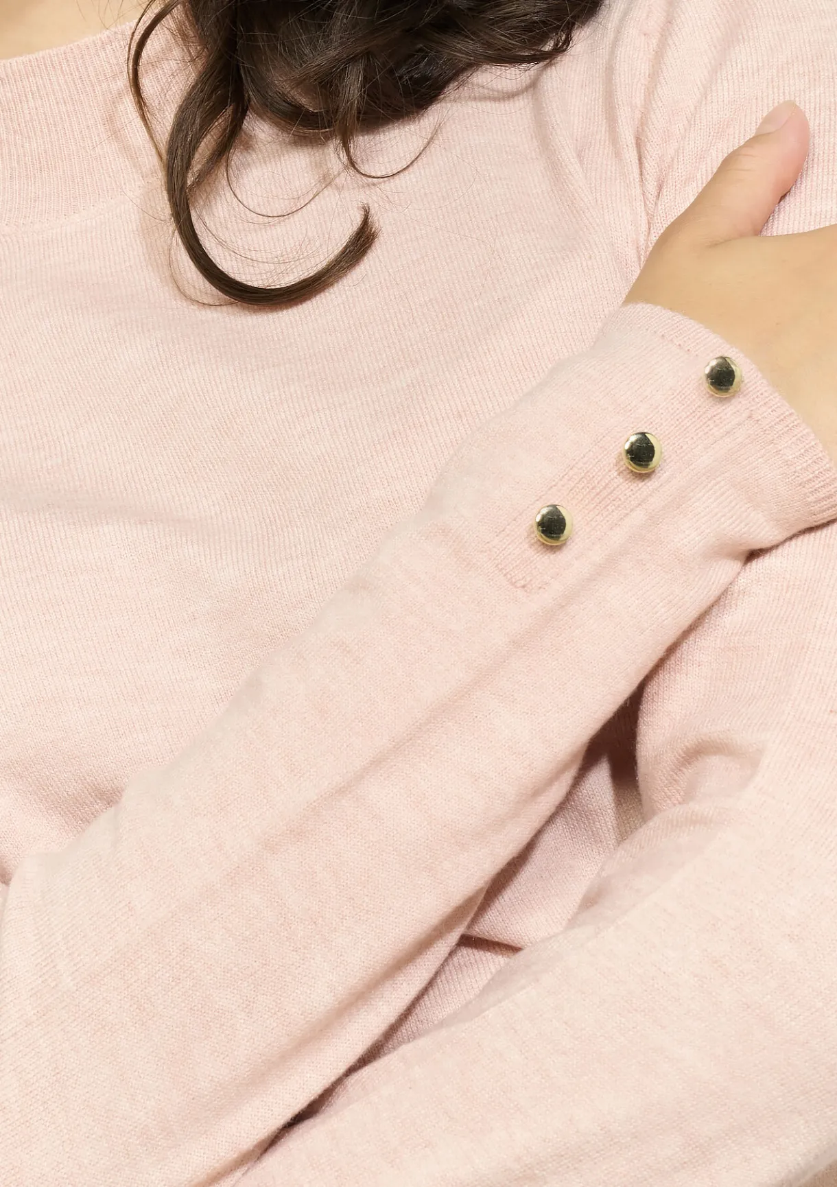 LolaLiza Coltrui met gouden knopen- Truien En Cardigans