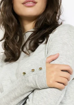 LolaLiza Coltrui met gouden knopen- Truien En Cardigans