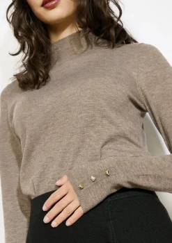 LolaLiza Coltrui met gouden knopen- Truien En Cardigans