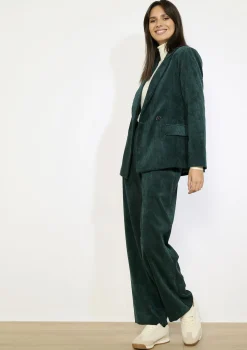 LolaLiza Corduroy broek met elastiek- Co-Ord Sets|Broeken