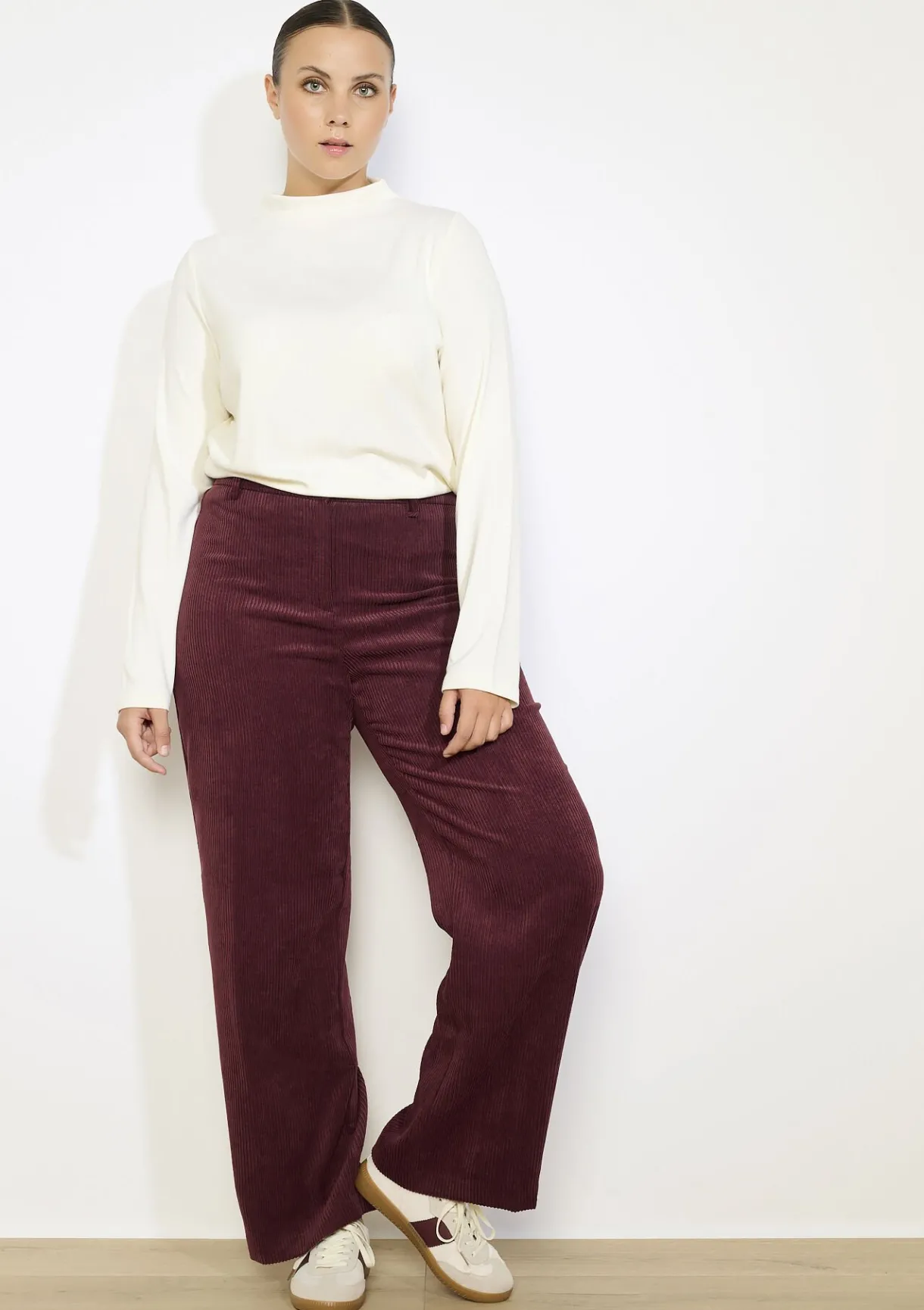 LolaLiza Corduroy broek met elastiek- Co-Ord Sets|Broeken