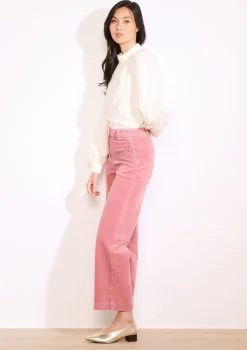 LolaLiza Corduroy broek met knopen- Broeken