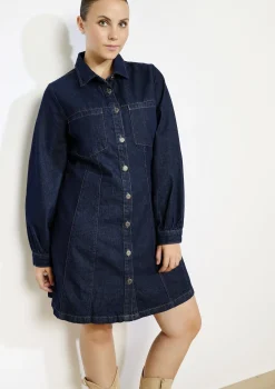 LolaLiza Denim overhemdjurk- Jurken