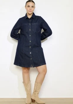 LolaLiza Denim overhemdjurk- Jurken