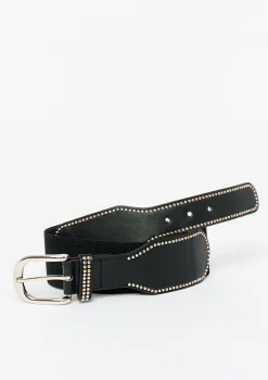 LolaLiza Elastische riem met studs- Accessoires
