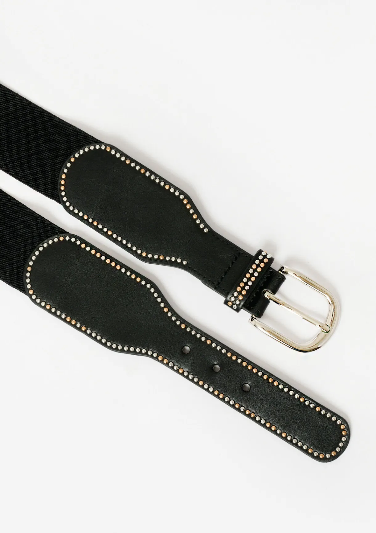 LolaLiza Elastische riem met studs- Accessoires