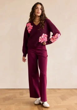 LolaLiza Elegante flared broek- Broeken