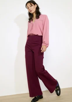 LolaLiza Elegante flared broek- Broeken