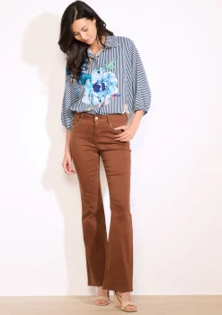 LolaLiza Elegante flared broek- Broeken