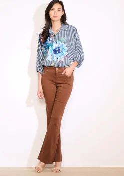 LolaLiza Elegante flared broek- Broeken