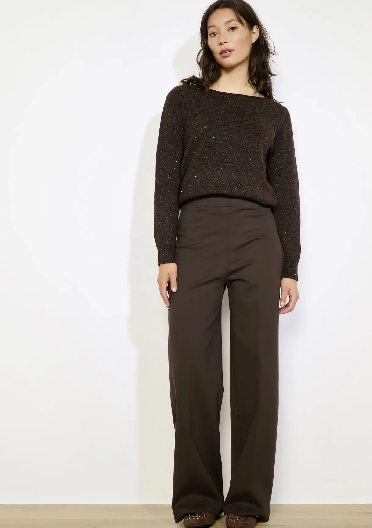 LolaLiza Elegante flared broek- Broeken